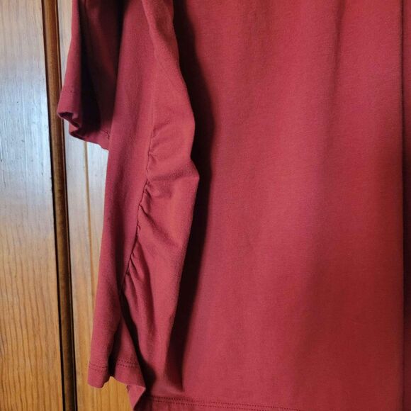 Women's Size 3X Fashion Bug 3/4 Sleeve Fall Colored Top - Picture 2 of 6